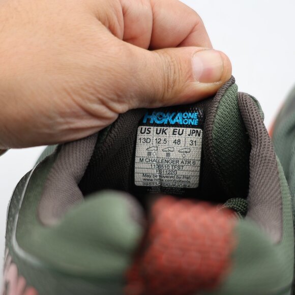 Hoka One One Challenger ATR 6 Men's 13 D Athletic Trail Running 1106510 TFST - Picture 3 of 10